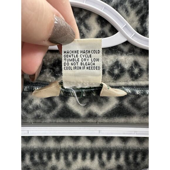 Haband Unisex Jacket Size XL Aztec Fleece Zip Up Vintage - Picture 6 of 12